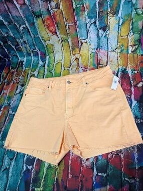 Old Navy Peach Denim Jean Shorts